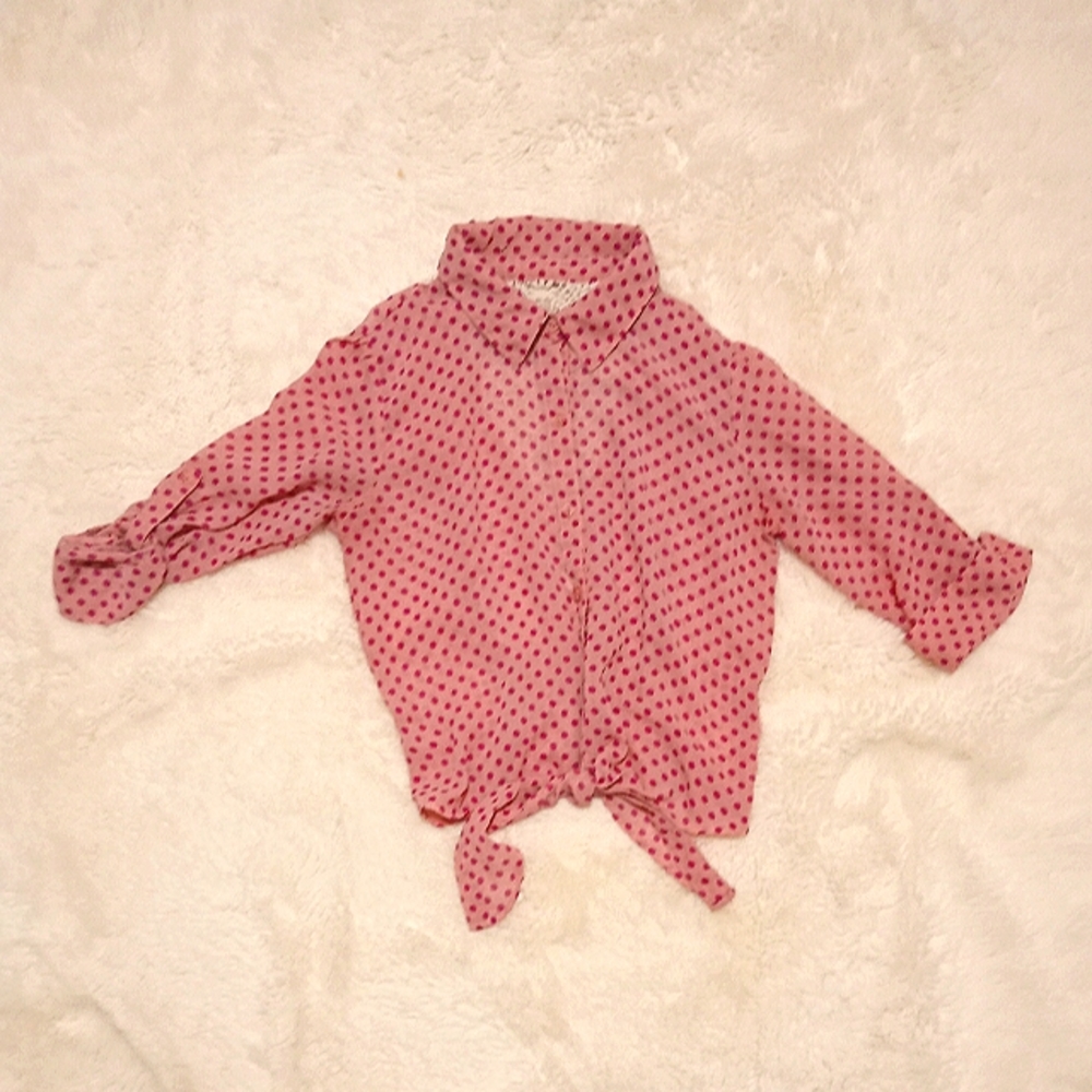 No Boundaries Pink Button down